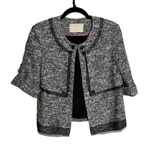 Jason Wu Tweed Pattern Jacket Size 6